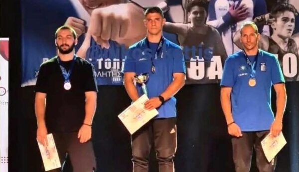 Νίκος Καττής: Ο μεγάλος νικητής των 75 κιλών στο Διεθνές Τουρνουά “Βασίλης Τόπαλος”